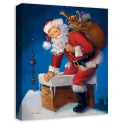 Here Comes Santa Canvas Art Print