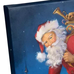 Here Comes Santa Canvas Art Print