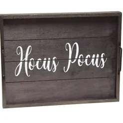 Hocus Pocus Black Wood Tray