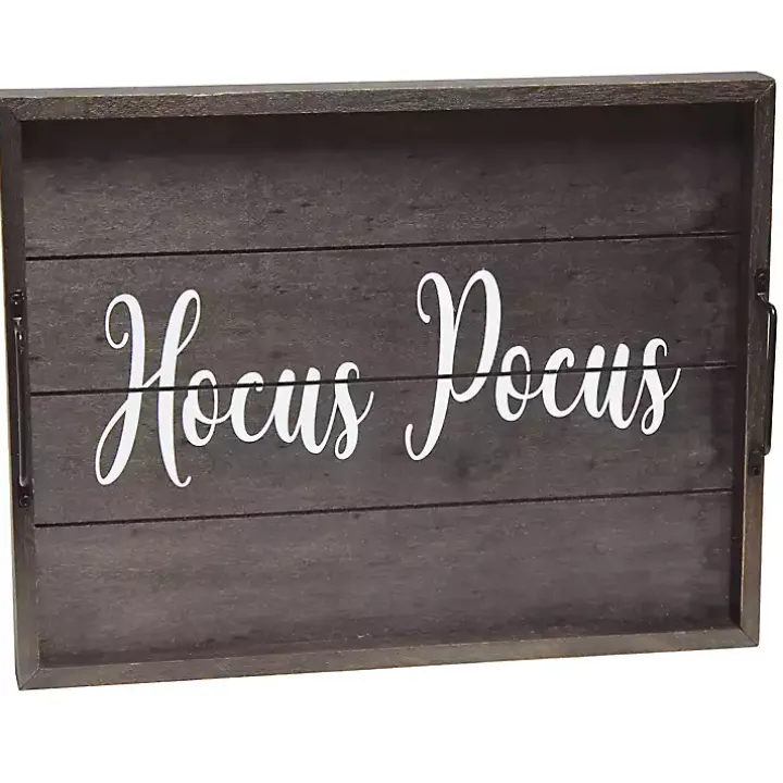 Hocus Pocus Black Wood Tray