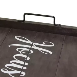 Hocus Pocus Black Wood Tray