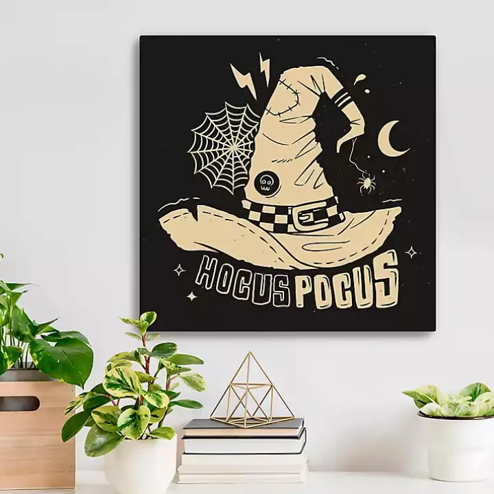 Hocus Pocus Witchy Canvas Art Print