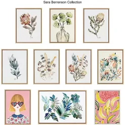 Holiday Flamingo Framed Canvas Art Print