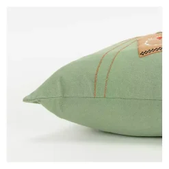 Holiday Gift Tags Embroidered Lumbar Pillow