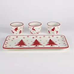 Holiday Patterns 4-pc. Serving Set