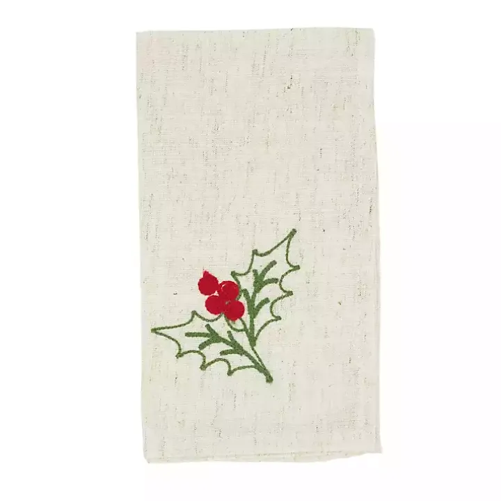 Holly Berry 8-pc. Placemat and Napkin Set