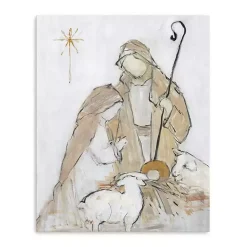 Holy Night Family Canvas Art Print