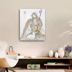 Holy Night Family Canvas Art Print