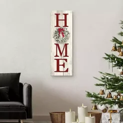 Home Christmas Wreath Canvas Art Print