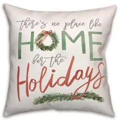 Home for the Holidays Christmas Pillow