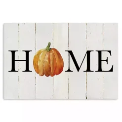 Home Pumpkin Canvas Art Print, 16x20