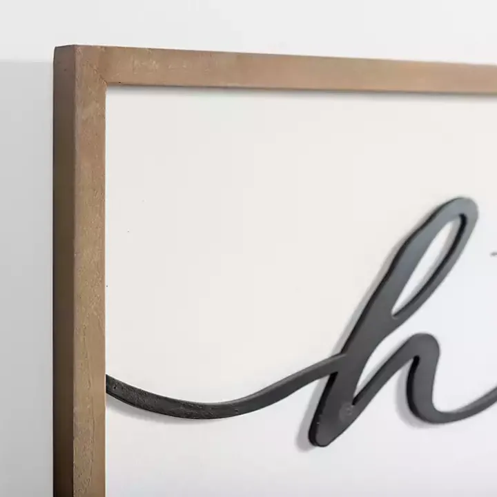 Home Sweet Home Framed Wall Plaque