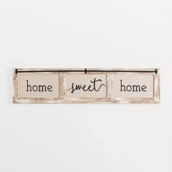 Home Sweet Home Rustic Door Frame Wood Wall Plaque
