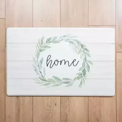 Home Wreath Kitchen Mat