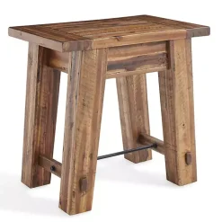 Honey Acacia Rustic Accent Table