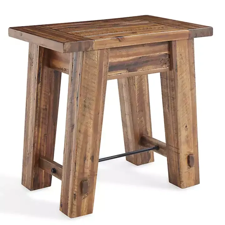 Honey Acacia Rustic Accent Table