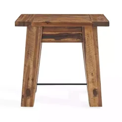 Honey Acacia Rustic Accent Table