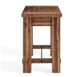 Honey Acacia Rustic Accent Table