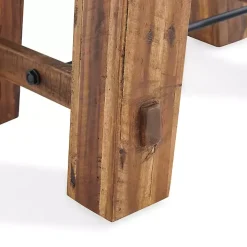 Honey Acacia Rustic Accent Table