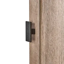 Honey Woodgrain Wall-Mounted Cabinet