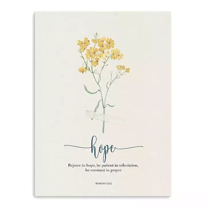 Hope Affirmations Canvas Art Print, 18x24 in.