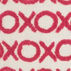 Hot Pink Tufted XOXO Pillow
