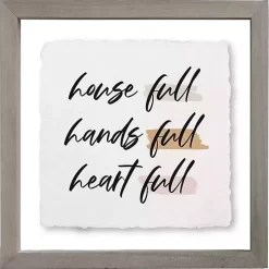 House Hands Heart Full Wall Plaque