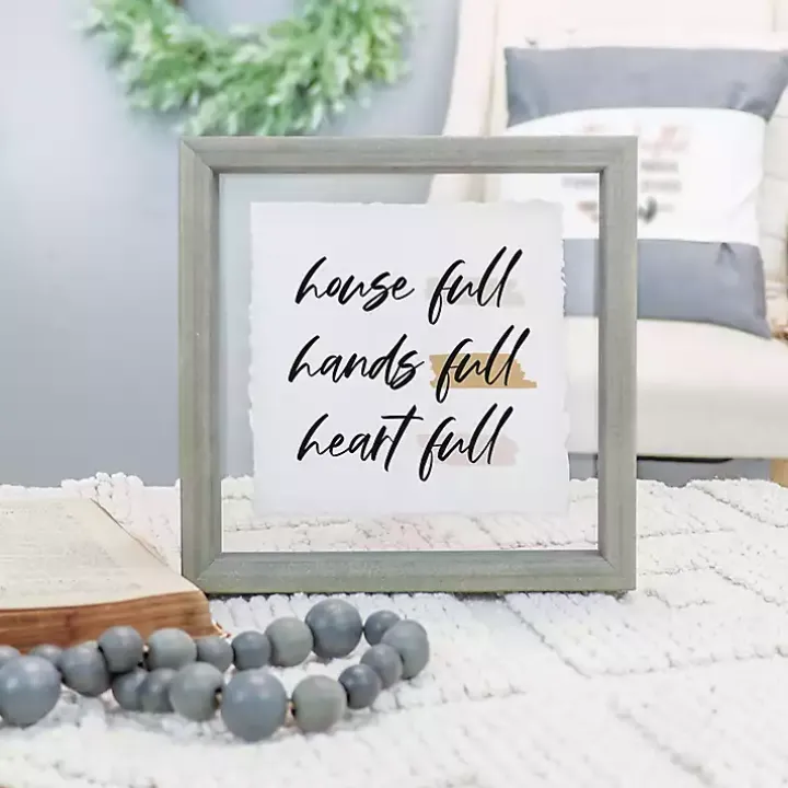 House Hands Heart Full Wall Plaque