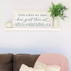 How Great Thou Art Wall Plaque