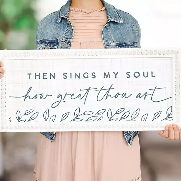 How Great Thou Art Wall Plaque