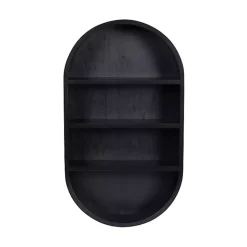 Hutton Black Capsule Wall Shelf