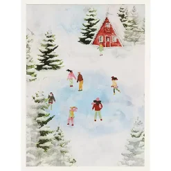 Ice Skating Framed Art Print