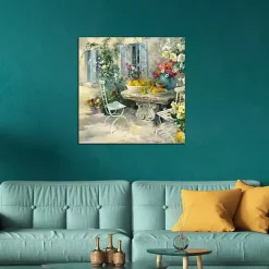 Idyllic Garden Canvas Art Print