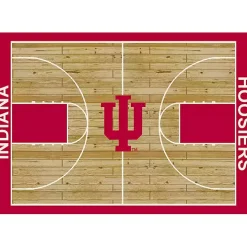 Indiana University Courtside Area Rug, 4x6