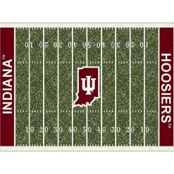 Indiana University Homefield Area Rug, 6x8