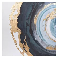 Indigo Agate Canvas Art Print