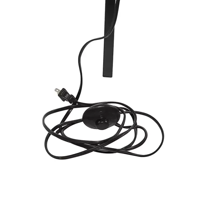 Industrial Tripod Wooden Floor Lamp