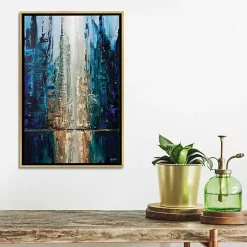 Infinite Reflection Abstract Canvas Framed Art