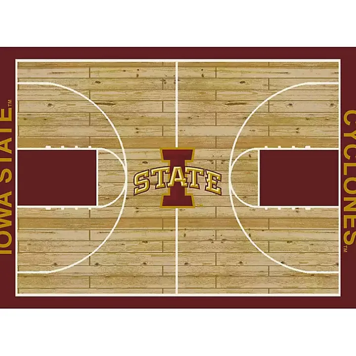 Iowa State University Courtside Area Rug, 4x6