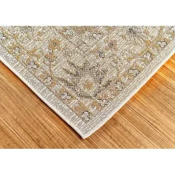 Irene Yellow Daffodil Outdoor Area Rug, 6x9