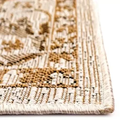 Irene Yellow Daffodil Outdoor Area Rug, 6x9