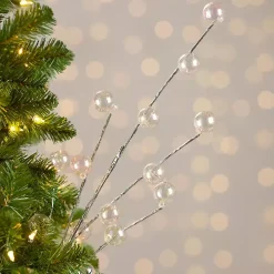 Iridescent Bubbles Christmas Pick