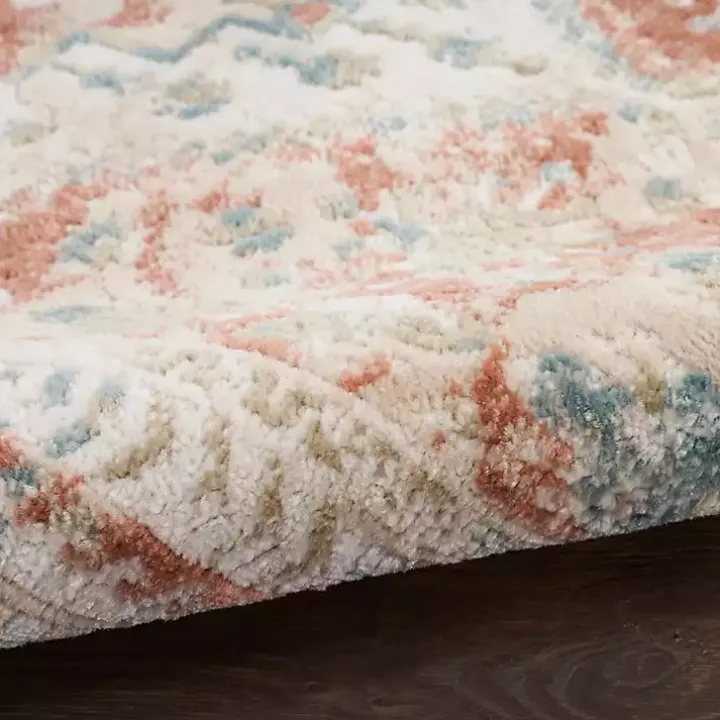 Irsia Rust Traditional Serged Runner, 2x8