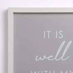 It Is Well With My Soul Framed Wall Plaque