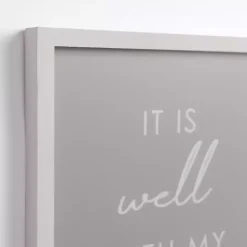 It Is Well With My Soul Framed Wall Plaque