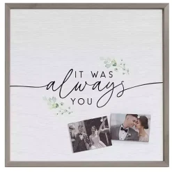 It Was Always You Framed Wall Plaque