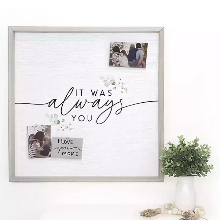 It Was Always You Framed Wall Plaque