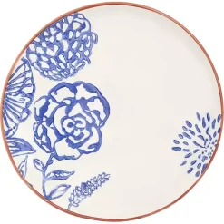 Ivory and Blue Floral 16-pc. Dinnerware Set