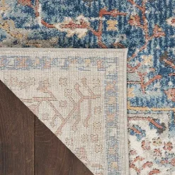 Ivory Antique Diamond Medallion Runner, 2x7