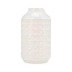 Ivory Aztec Vase, 10in